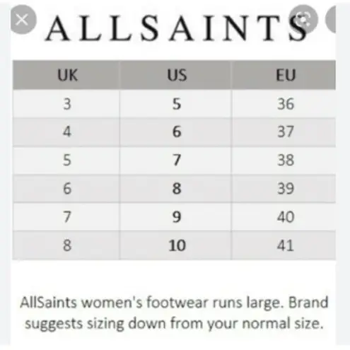 ALLSAINTS Suede Ankle Boots Buckle Accent Pointed Toe Black Size 40 US 9