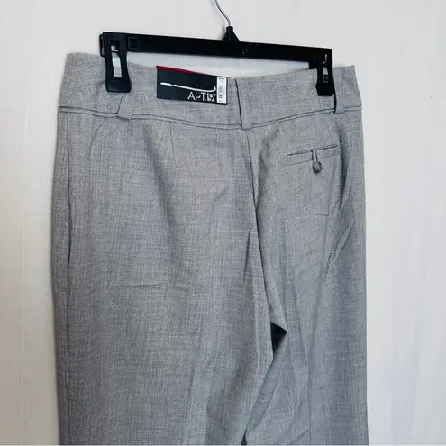 Apt. 9  Modern Fit Pants For Women 8 Light Gray NWT