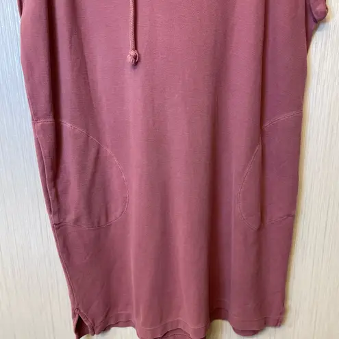 ATM Anthony Thomas Melillo Sleeveless Hoodie Sweater Dress Pink Women’s Size M Size M