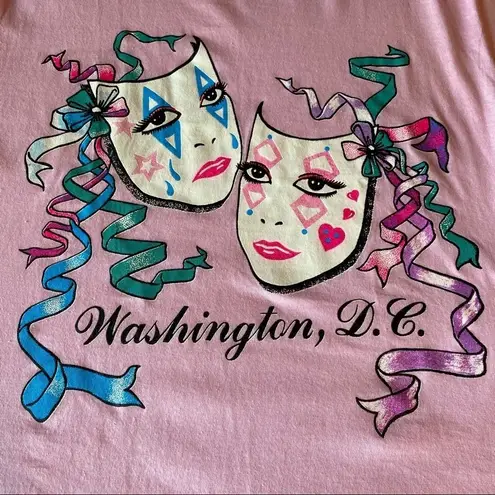 Vintage Washington DC Mask Theatre T