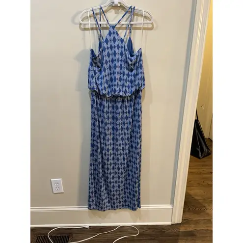 PaperMoon /Stitch Fix Wendilyn Knit Maxi Dress Blue Size 1X Strappy