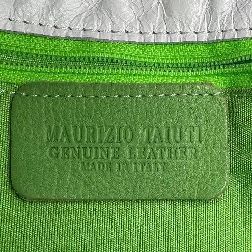 Maurizio Taiuti White Leather Bag