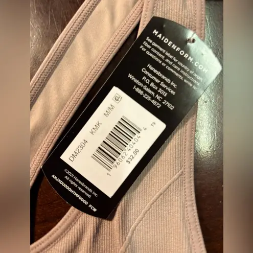 Maidenform NWT Wireless, Stretch, Seamless Rib Bra, Sandshell, M