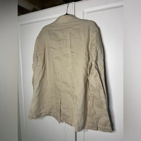 Quince 100% European Linen Blazer Driftwood