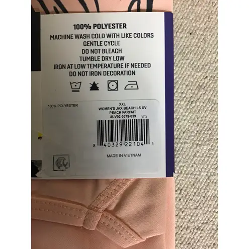 Women long/SL UV Swim Shirt XL Reel Life 1 Pack Jax Beach Aruba Blue Swimwear Size XXL