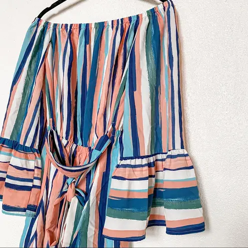 Lost + Wander Santorini Off the Shoulder Romper Size Small