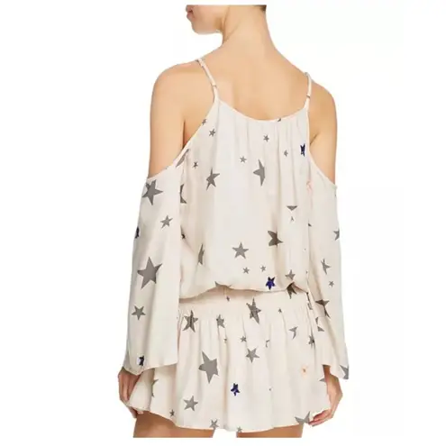 Surf Gypsy Cold Shoulder Swim Coverup Sequin Star detail Sz. Sm EUC Swimwear