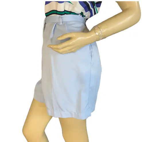 VINTAGE 1990'S COLLECTION BY CHEROKEE LIGHT BLUE HIGH WAISTED SHORTS (14)