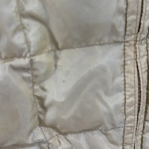 Vintage Miller Women's Gold Puffer Jacket 16 down filled winter metallic