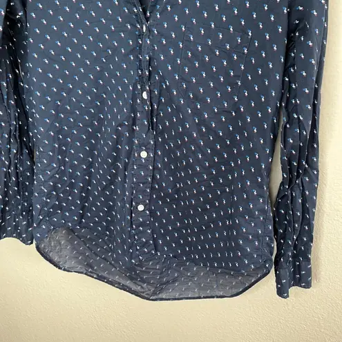 Grayson Frank and Eileen Womens The Hero Duck Print Long Sleeve Button