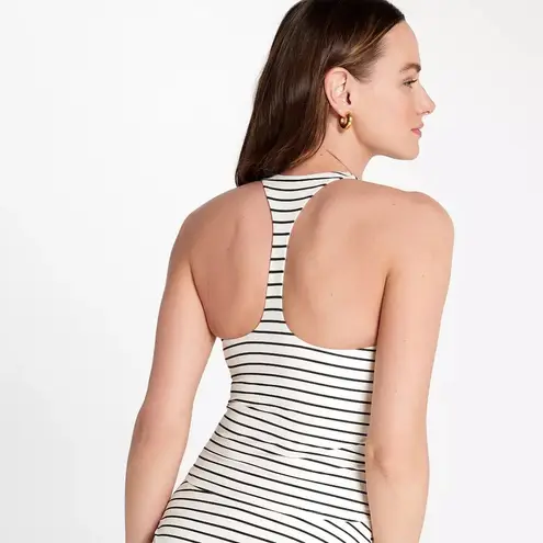 CALIA Women's Skinny Racerback Tankini Swim Top M Black Size M