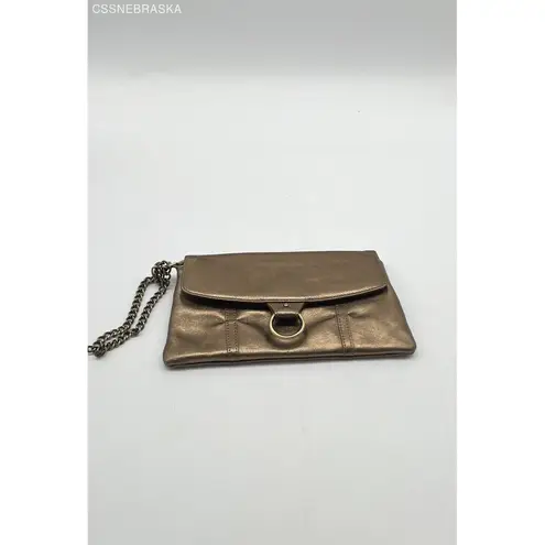 Mundi Gold Leather clutch bag - Size S