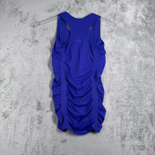Calia By Carrie Underwood Ruched Seamless Tank Womens S Twilight Blue NWT