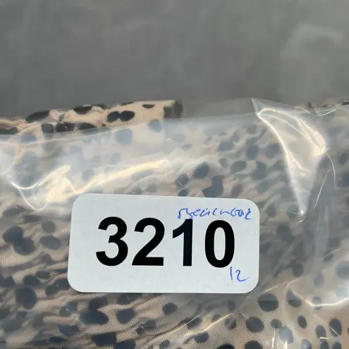 BeachGold Romper Womens Extra Large Beige Cheetah Animal Print Anthropologie Tan Size XL