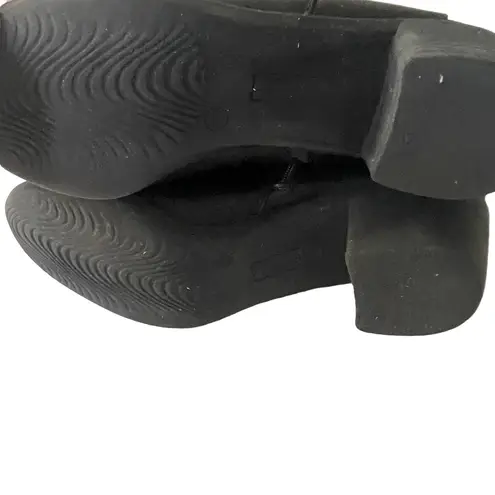 Andiamo Women's Size 9.5 Aniles Faux Leather Ankle Moto Black Booties Boots