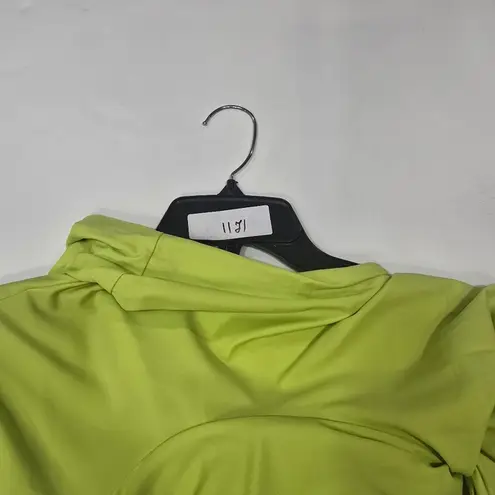 L'Academie Cachet Mini Dress in Chartreuse Small