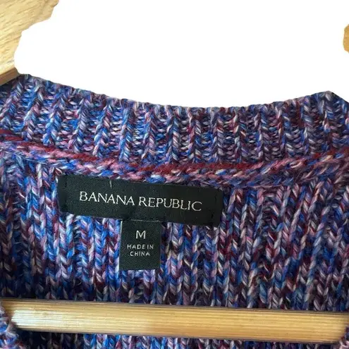 Banana Republic  wool blend sweater size medium purple blue