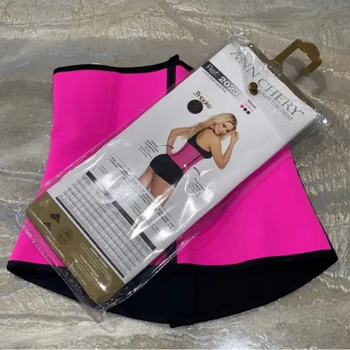 High Compression Latex Waist Trainer Size Medium Pink