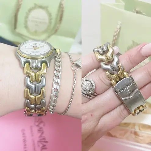 Authentic TAG Heuer Silver & Gold Swiss Made S05.013 S.S Womens Watch