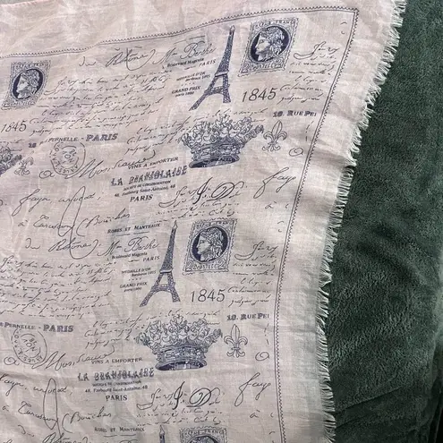 Elegant Baby Pink Paris themed Scarf