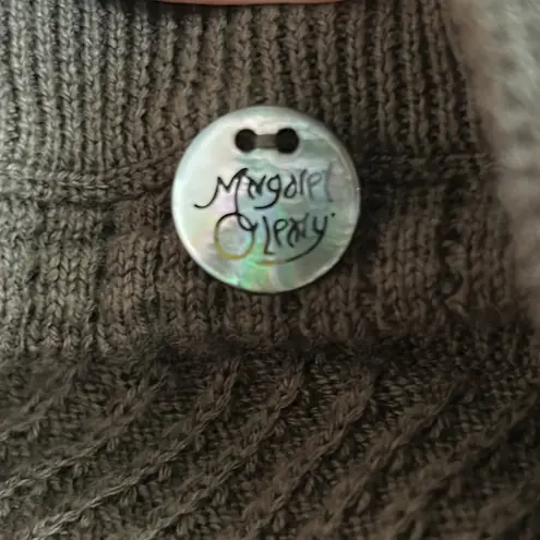 margaret o'leary Margaret O’Leary Women’s Thermal Side Button Up Crewneck Sweater