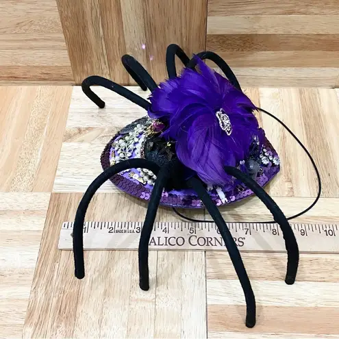 Customized Embellished Spider Fascinator Hat Halloween Costume Hat