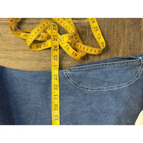 Baccini Denim A Line Sailor Dress Grommets Blue Size 20W Lightweight