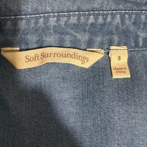 Soft Surroundings Sonnet Tencel Shirt Size S
