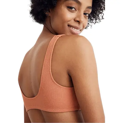 Madewell  Second Wave Ribbed Henley
Bikini Top