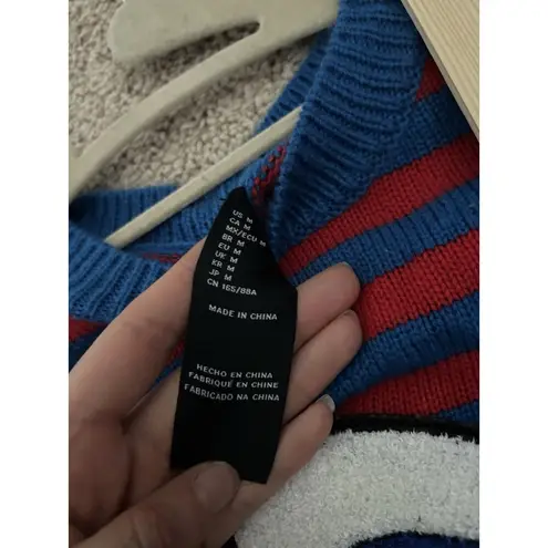 Forever 21 Disney X  Retro Style Striped Donald Duck Sweater Size Medium