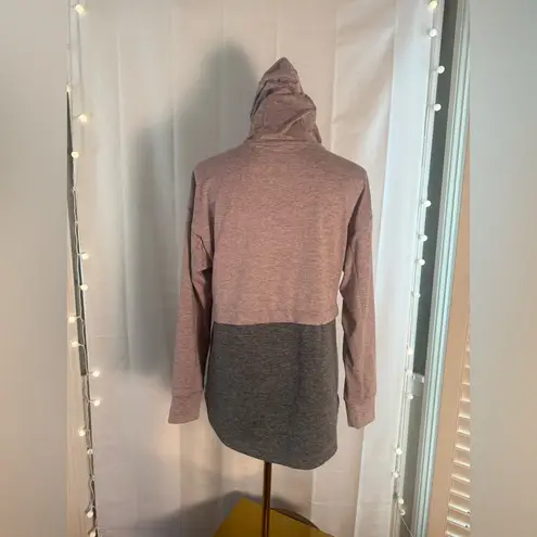 Tangerine Serene Two-Tone Hoodie – Mauve/Gray – Women’s M - Image 2