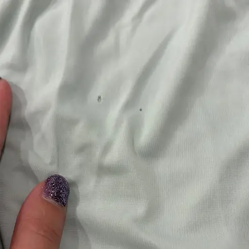 Vintage Mint Green Embroidered Nightgown Size M