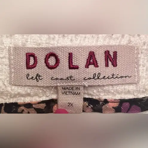 Anthropologie x Dolan Left Coast Tulley Embroidered Textured Mini Skirt Size 2X Black