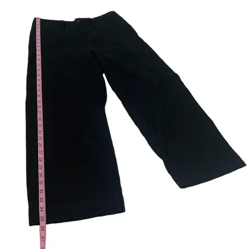 A New Day NWOT Solid Black Wide Leg Crowd Pants Trousers Cotton Twill  Target New