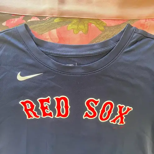 Nike boston red sox # 5 short sleeve jersey tshirt