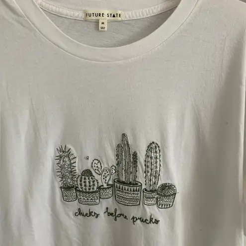 Future State Urban Outfitters Chicks Before Pricks Tee