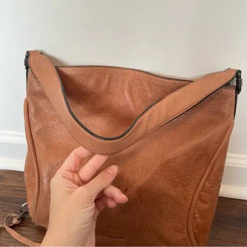 Aimee Kestenberg  Leather Hobo Shoulder Bag Tan Slouchy Bag