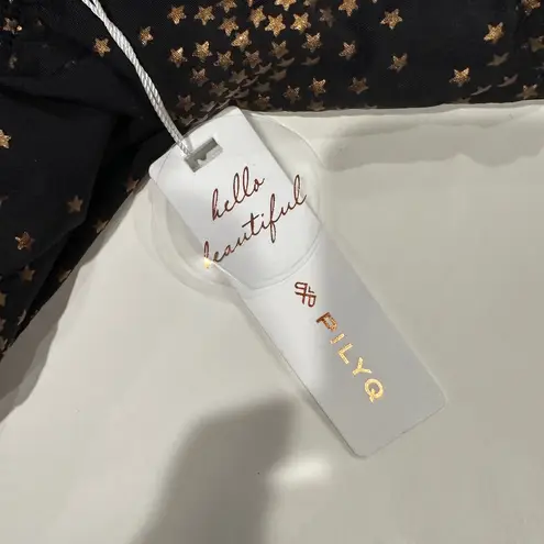 PilyQ Gold Star Metallic Farrah Swimsuit - Size S - New With Tags.