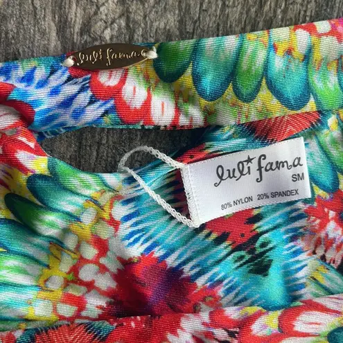 Luli Fama Reversible High Neck Bikini Set