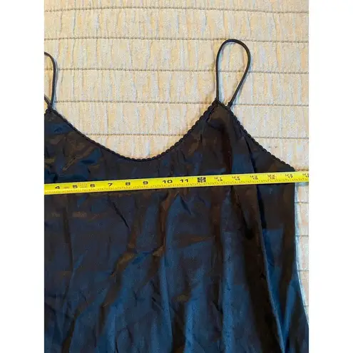 Vassarette VTG Black Slip Dress Sz 38 Sexy Y2K 90s Whimsigoth Feminine Romantic