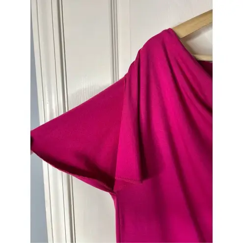 Norton Mcnaughton NWT Cowl Neck Short Sleeve Top (Pink) - XL