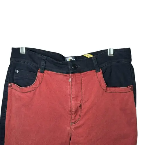 Maeve NWOT by Anthropologie Colorblock Straight Leg Jeans Women’s Size 29