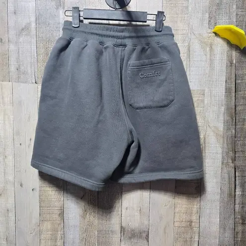 Comfrt Grey Fleece Athletic Lounge Sweat Shorts Gray