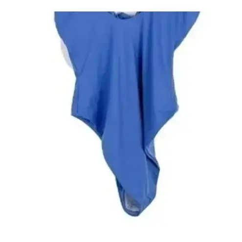 ANDIE NWT The Santorini Knot Key Hole One Piece Swimsuit Removable Cups L Blue