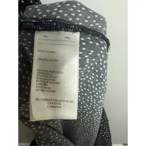 Laundry by Shelli Segal  dot d-ring asymmetrical midi skirt Small