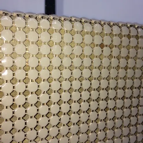 None Evening Wear Tan Metal Chainmail Convertible Clutch/Shoulder Bag NWT