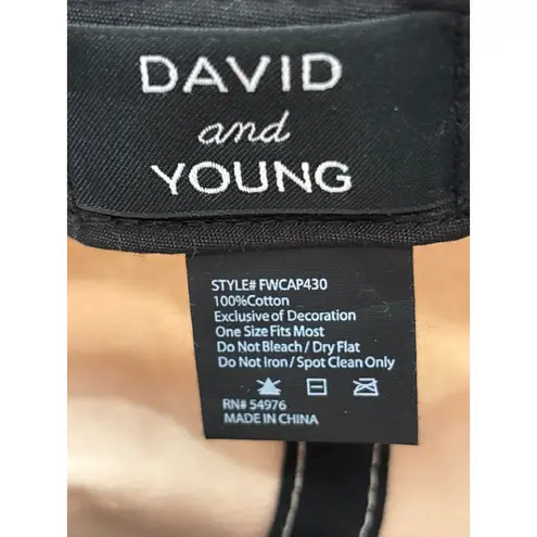 David and Young Mama Bear Embroidered Baseball Cap Pink Cotton One Size