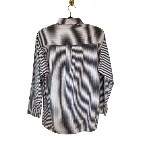 American Vintage Jane Ashley Vintage 90s Western Beaded Button Up Striped Shirt Size Small