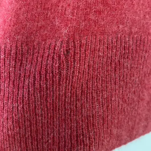Saks Fifth Avenue Cashmere Sweater Heather Red Crewneck Long Sleeve Size S
