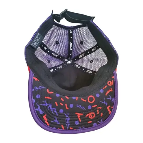 RNNR SPDWick Hat Adjustable Strapback Distance Running Mesh Trucker Cap OSFM Purple